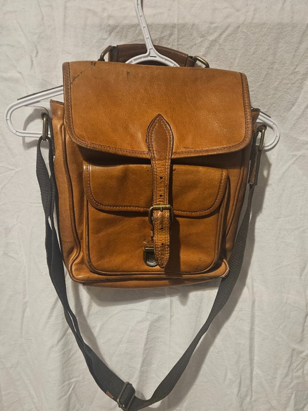 Leather satchel